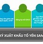 Xuất Khẩu Yến Sào